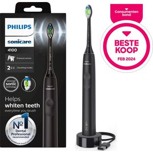 Philips Sonicare Series 4100 - Elektrische Tandenborstel - Zwart -HX3681/54