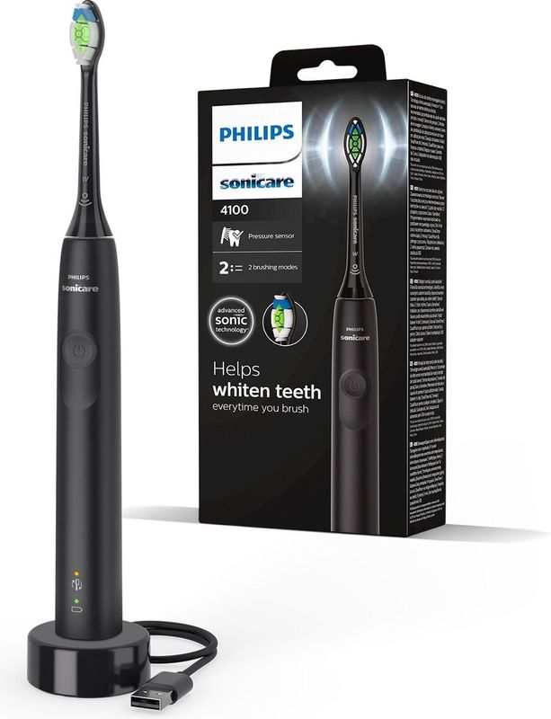 Philips Sonicare Series 4100 - Elektrische Tandenborstel - Zwart -HX3681/54