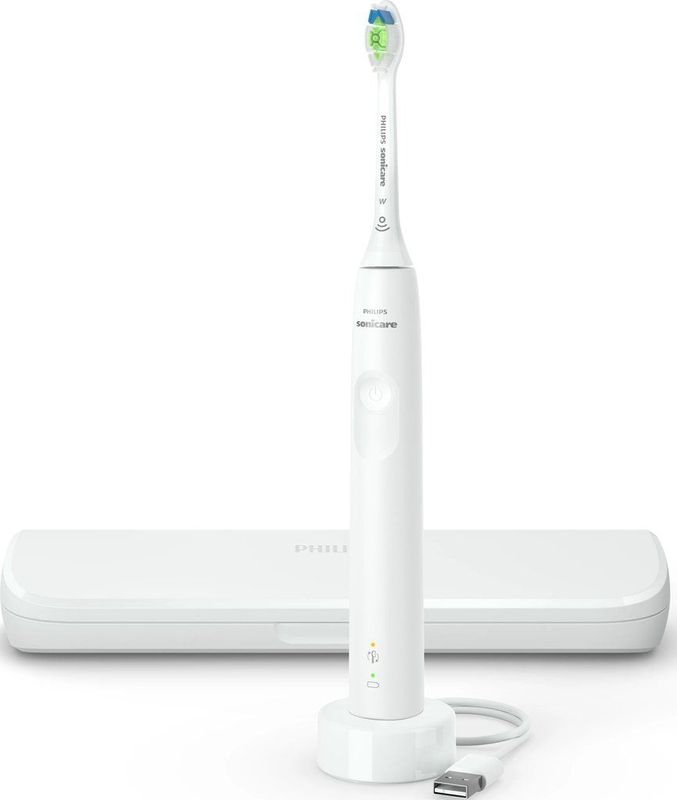 Philips Sonicare 4100 - Elektrische Tandenborstel - Wit - Inclusief Reisdoos en USB Lader