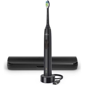 Philips - Sonicare 4100 - Elektrische Tandenborstel - Zwart - Inclusief Reisetui en Oplader