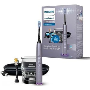 Philips Sonicare DiamondClean 9400 elektrische tandenborstel met app, Grijs (Model HX9917/90)