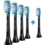 Philips Sonicare Opzetborstels Premium Plaque Defence Zwart 5 stuks