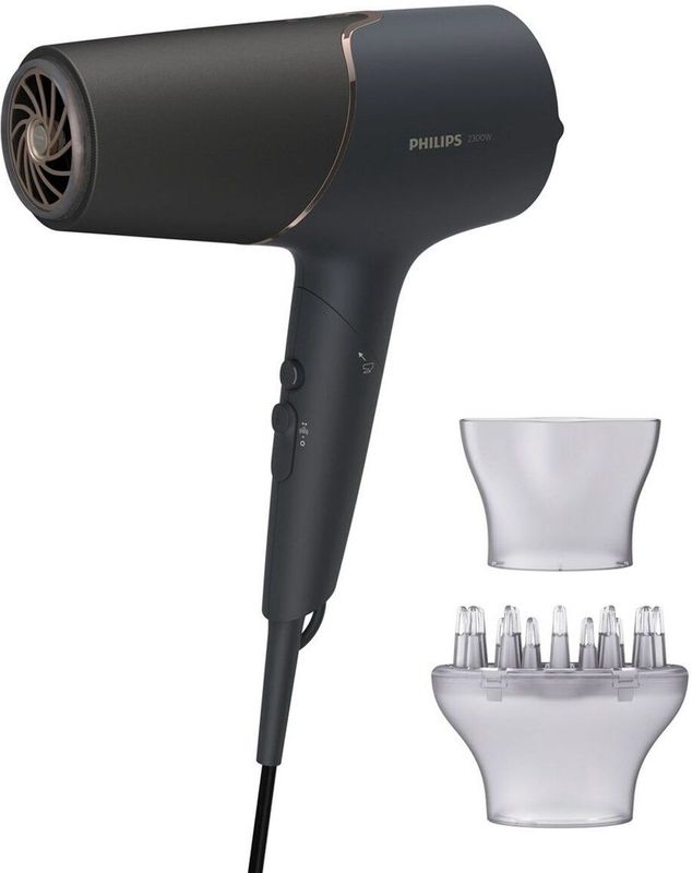 Philips - Series 5000 - Föhn - Zwart - ThermoShield - 1 st