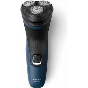 Philips - 1000 Serie - Rotatiescheerapparaat - Blauw - Batterij