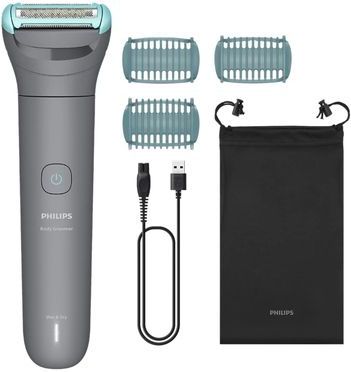 Bodygroomer BG3485/15 - Ontharingsapparaat - Huidvriendelijk - Douchebestendig - Triple Protect-scheersysteem