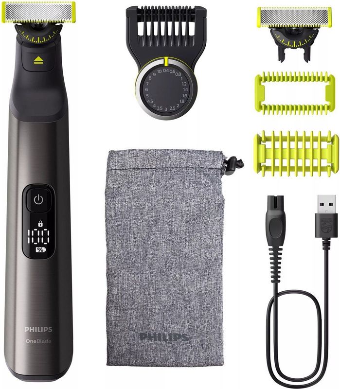 Philips - OneBlade Pro 360 - Ontharingsapparaat - Zwart - Oplaadbaar