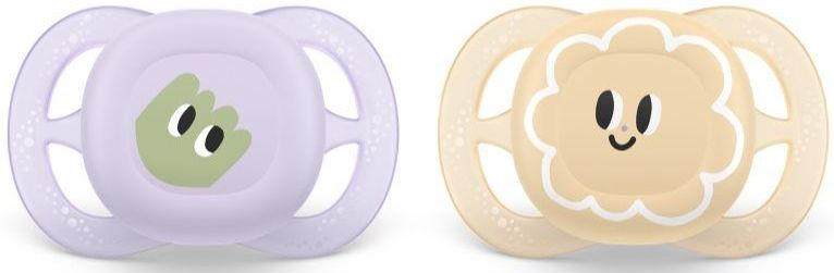 Philips - Avent Ultra Start - Fopspeen - 2 Stuks - Siliconen - Vrij van BPA
