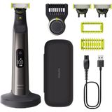 Philips - OneBlade Pro 360 - Tondeuse - Zwart - Elektrisch - Inclusief 2 Lames