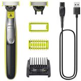 Philips - Oneblade 360 - Scheerapparaat - Groen, Grijs - Lithium-Ion Batterij