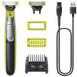 Philips - Oneblade 360 - Scheerapparaat - Groen, Grijs - Lithium-Ion Batterij