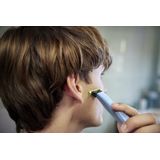 Philips OneBlade First Shave QP13 Scheerapparaat Voor de eerste scheerbeurt Met extra Anti Frictie mesje
