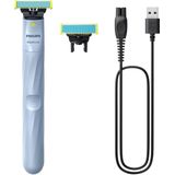 Philips OneBlade First Shave QP13 Scheerapparaat Voor de eerste scheerbeurt Met extra Anti Frictie mesje