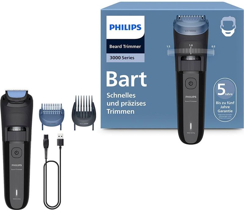 Baardtrimmer BT3620/15 - Ontharingsapparaat - 40 Lengte-instellingen - 100% Waterdicht - 70 Minuten Gebruikstijd