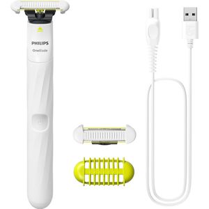 Philips OneBlade Intimate - Unisex - Wit - Scheerapparaat en trimmer voor intieme delen - Inclusief extra mesje - QP1924/30
