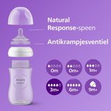 Philips Avent Natural Response 1 babyfles – 330 ml – flow 4 - schildpad - SCY906/11