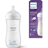 Philips Avent Natural Response 1 babyfles – 330 ml – flow 4 - schildpad - SCY906/11