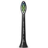 Philips - Sonicare Optimal White W2 - Opzetborstels - Zwart - Verpakking van 2
