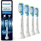 Philips Sonicare Premium Plaque Defense HX9044/87 Vervangende Opzetstuk voor Tandenborstel 4 st