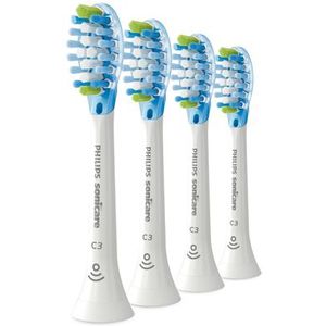 Philips - Sonicare Premium Plaque Defence C3 - Opzetborstels - Wit - Verpakking van 4