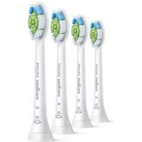 Philips - Sonicare Optimal White - Tandenborstelkoppen - 4 Stuks - Medium Zacht - Biobased Plastic