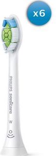 Philips - Sonicare Optimal White W2 - Opzetborstels - Wit - Verpakking van 6