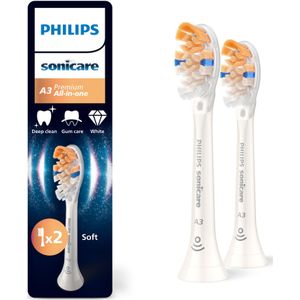 Philips Sonicare Premium All-in-One HX9092/87 Vervangende Opzetstuk voor Tandenborstel White 2 st