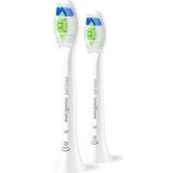 Philips - Sonicare Optimal White W2 - Opzetborstels - Wit - Verpakking van 2