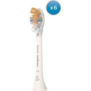 Philips - Sonicare A3 Premium All-in-One - Tandenborstels - Wit - Lot van 6