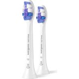Philips - Sonicare Optimal Sensitive S2 - Opzetborstels - Wit - Verpakking van 2