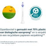 Philips - Sonicare S2 Sensitive - Tandenborstelkoppen - Wit - 4 Stuks