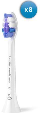 Philips - Sonicare Optimal Sensitive S2 - Opzetborstels - Wit - Verpakking van 8