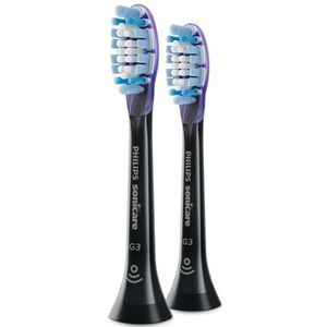 Philips - Sonicare G3 Premium Gum Care - Opzetborstels - Zwart - Set van 2