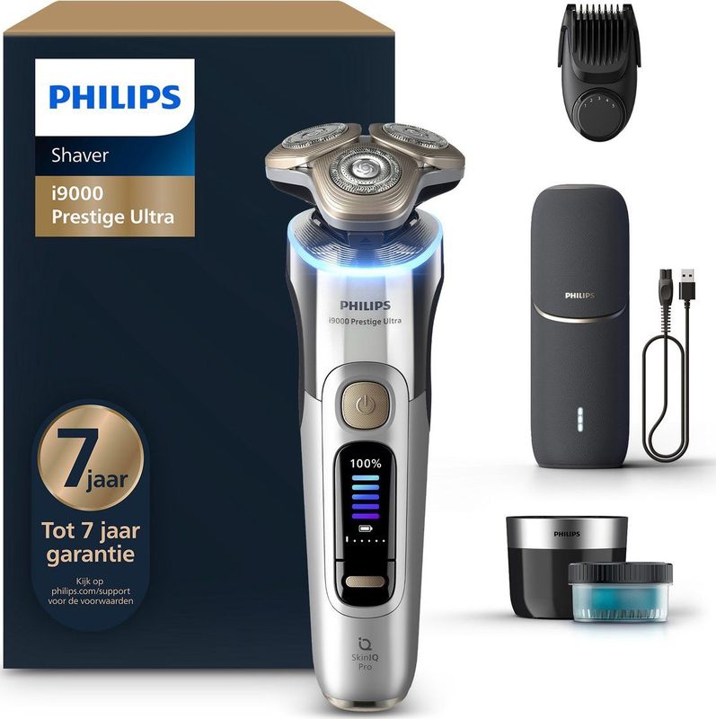 Philips - i9000 Prestige Ultra - Elektrisch Scheerapparaat - Zilver - XP9404/46