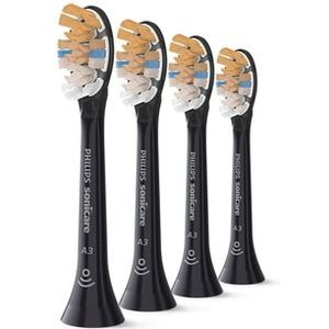 Philips - HX9094/88 - Opzetborstels - Zwart - Verpakking van 4