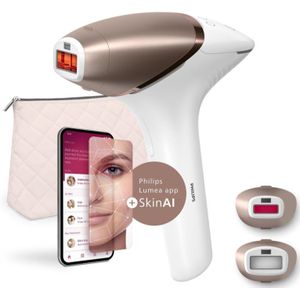 Philips - Lumea IPL 9900 SkinAI - IPL Ontharing voor Lichaam en Gezicht - 1 st