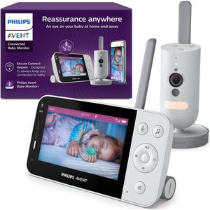 Philips - Avent Beeldbabyfoon - Babyfoon met Camera en App - SCD951/26
