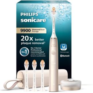 Philips - Sonicare DiamondClean Prestige 9900 - Elektrische Tandenborstel - Champagne - HX9992/44
