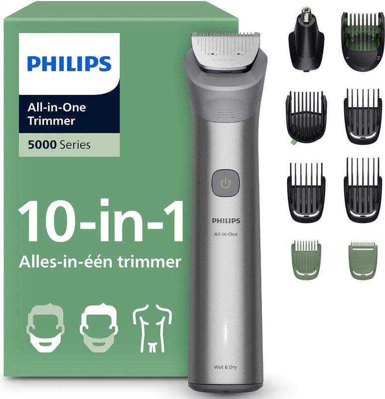 Philips MG5931/15 scheer-, knip- en trimapparaat Licht Grijs 13 Lithium-Ion (Li-Ion)