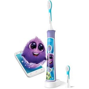 Philips Sonicare For Kids - Elektrische Tandenborstel - Paars - Met App - HX6322/12