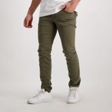 Cars Jeans - Bates Twill - Heren Broek - Army - Slim Fit