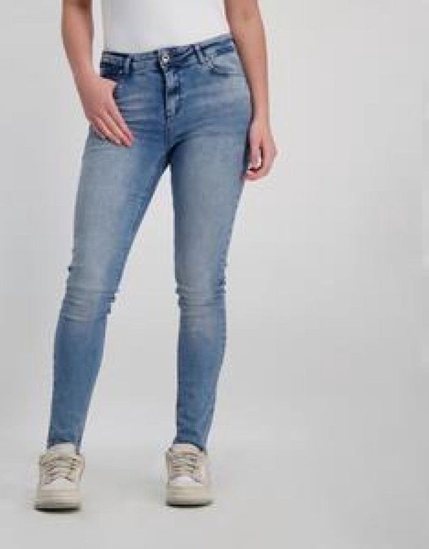 CARS Jeans Broeken NANCY Skinny Den.Bleached Used