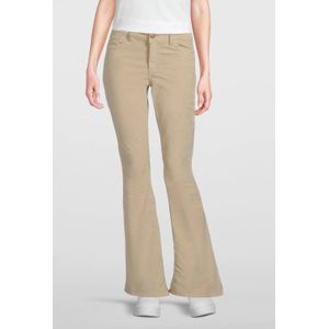 Cars Velours Flared Broek Michelle Zand