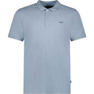Cars Jeans Polo Dario Heren Poloshirt - Grey Blue - Maat S