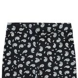 Cars Flared Broek ILVA FLAIR met Paisleyprint Zwart/Wit