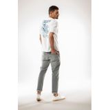 Jeans - Licht Grijs - Lange Pijp - Katoen - Kleurverloop