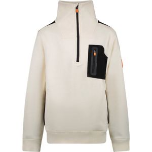 Cars Jeans Barran Sw Zip Off White Jongens Trui