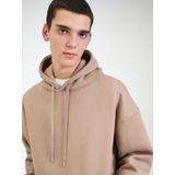 CARS Jeans Truien FERGAL SW Hood Oversized Taupe