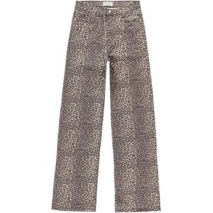 Cars - Jeans Yara Jr. - Meisjes - Leopard Print - 5-Pocketmodel