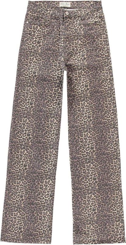 Cars - Jeans Yara Jr. - Meisjes - Leopard Print - 5-Pocketmodel