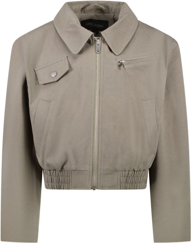 Cars - Daya - Zomerjas - Mosgroen - Ritssluiting - Lange Mouwen